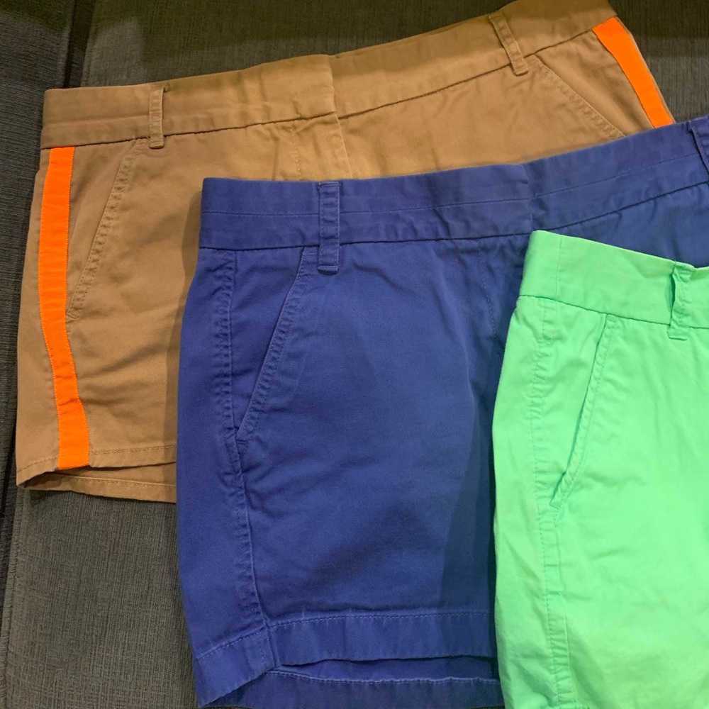 J. Crew chino shorts set!  3 pairs low price! Sz 6